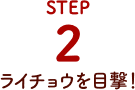 STEP2.ライチョウを目撃！